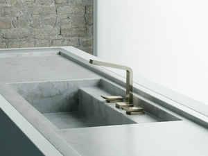 CENTO - 3 hole countertop washbasin mixer - Tap by GUGLIELMI RUBINETTERIE