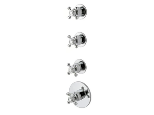 CLASSICA - 4 hole Recessed thermostatic shower mixer - Shower by GUGLIELMI RUBINETTERIE