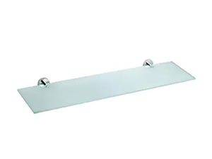 MIA - Satin glass bathroom wall shelf - Cabinet by GUGLIELMI RUBINETTERIE