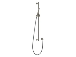 NOVO INOX - Stainless steel shower wallbar with hand shower - Shower by GUGLIELMI RUBINETTERIE
