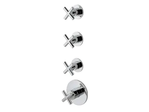 VERA - 4 hole Recessed thermostatic shower mixer - Shower by GUGLIELMI RUBINETTERIE