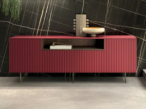 BILLIE - Wooden sideboard with doors - Cabinet by Guzzini & Fontana