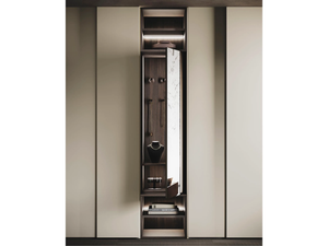 WAVE - Mirrored custom sectional wardrobe - wardrobe by Guzzini & Fontana