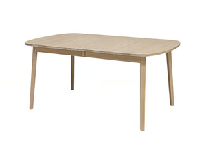 RAINBOW 665BL - Extending rectangular ash table - Table by Hans K
