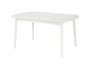 RAINBOW 665WH - Extending rectangular birch table - Table by Hans K