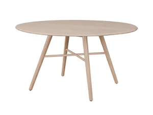 SAN MARCO 690BL - Round ash table - Table by Hans K
