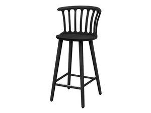 SAN MARCO 690S - High ash stool with footrest - Stool by Hans K