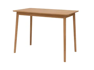 ZIGZAG 660 - Rectangular oak high table - Table by Hans K