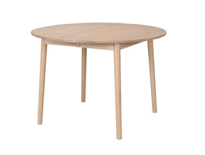 ZIGZAG 660BL - Extending round ash table - Table by Hans K