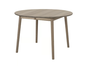 ZIGZAG 660GR - Extending round ash table - Table by Hans K