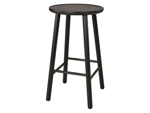 ZIGZAG 660S - High ash stool with footrest - Stool by Hans K