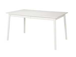ZIGZAG 660WH - Extending rectangular birch table - Table by Hans K