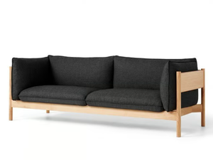 ARBOUR - OILED WAXED OAK - 3 seater fabric sofa - Sofa by Hay