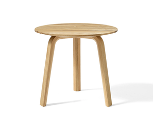 BELLA - Round wooden coffee table - Coffee table by Hay