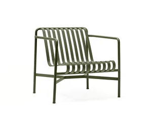 PALISSADE - Steel garden armchair with armrests - Armchair by Hay