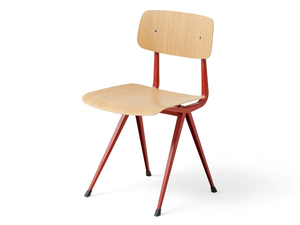RESULT - Steel and wood chair - Chair by Hay