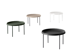 TULOU - Round steel coffee table - Coffee table by Hay