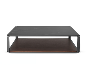 ANGLE - Low coffee table with storage space - Coffee table by HC28
