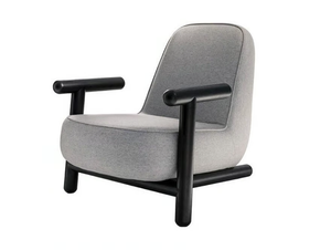 BOLD - Fabric armchair with armrests - Armchair by HC28