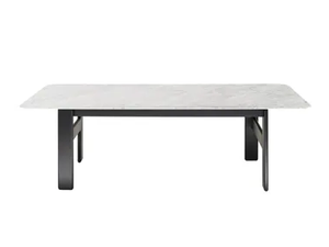 FUGUE - Rectangular marble dining table - Table by HC28
