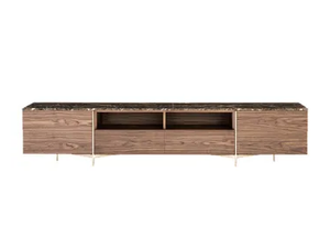 LONJA - Low wooden TV cabinet with drawers - Cabinet by HC28
