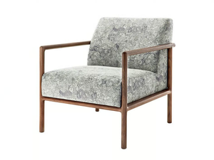 PALM BEACH - Fabric armchair with armrests - Armchair by HC28