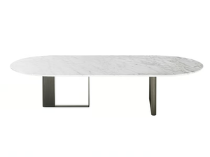 PLEGAT - Low marble coffee table - Coffee table by HC28