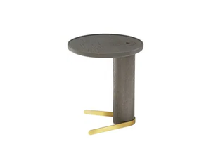 PLUS - Round wooden side table - Coffee table by HC28
