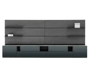 RHYTHM - Wood veneer storage wall - Cabinet by HC28