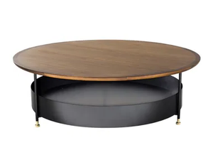 TILE - Wooden coffee table with storage space - Coffee table by HC28