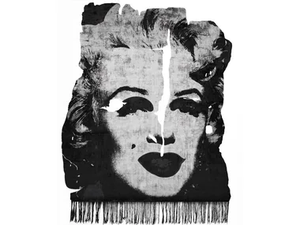 KALIX NIGHT FROZEN CUT EDIT 031C - Handmade bamboo silk rug - Rug by HENZEL STUDIO