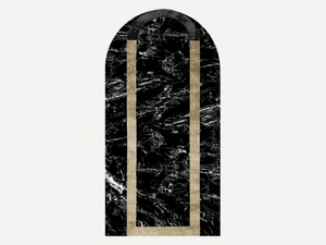 LE SASSINE (830) - Hand-knotted wool and silk custom rug - Rug by HENZEL STUDIO