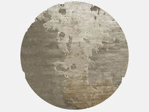 NOBU (SUNSTONE EDIT) ROUND - Handmade silk rug - Rug by HENZEL STUDIO