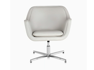 BUMPER - Upholstered with 4-spoke base chair with armrests - Chair by Herman Miller