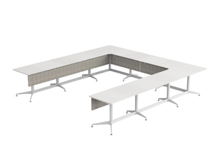 CIVIC - Modular meeting table with cable management - Table by Herman Miller