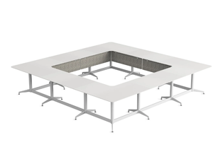 CIVIC - Modular square meeting table - Table by Herman Miller