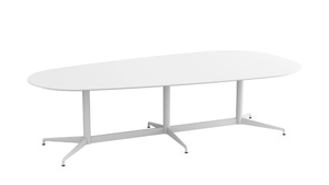 CIVIC - Oval meeting table with cable management - Table by Herman Miller