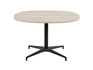 CIVIC - Oval table with 4-star base - Table by Herman Miller
