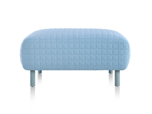 COLOURFORM - Upholstered fabric footstool - Pouf by Herman Miller