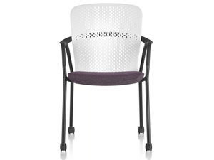 KEYN - Chair with armrests and castors - Chair by Herman Miller