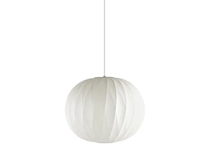 NELSON BALL CRISSCROSS BUBBLE - Polymer pendant lamp - Ceiling lamp by Herman Miller