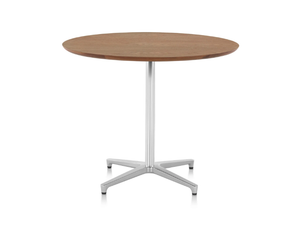 SAIBA - Round table with 4-star base - Table by Herman Miller