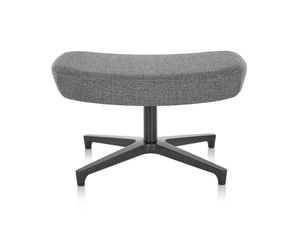 SAIBA - With 4-spoke base fabric footstool - Pouf by Herman Miller
