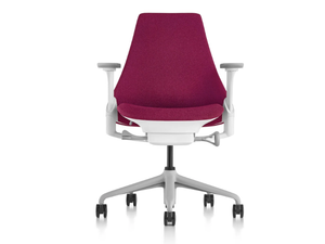 SAYL - Swivel upholstered fabric office chair with 5-Spoke base - Office Chair by Herman Miller