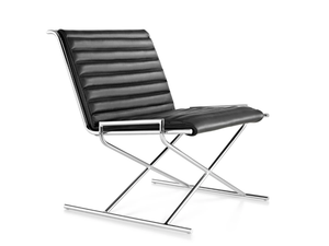 SLED - Leather easy chair - Armchair by Herman Miller
