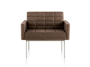 TUXEDO - Fabric armchair with armrests - Armchair by Herman Miller