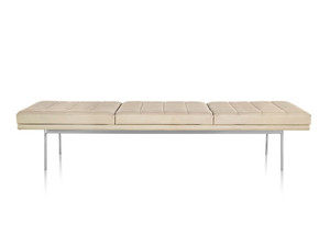 TUXEDO - Upholstered leather bench - Bench by Herman Miller