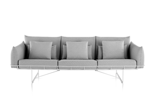 WIREFRAME - 3 seater fabric sofa - Sofa by Herman Miller