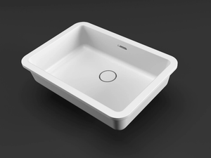 CB4430 - Undermount rectangular HIMACS washbasin - Washbasin by HIMACS