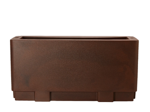 CITY - Rectangular polyethylene plant pot with automatic watering - Accessories by Hobby Flower